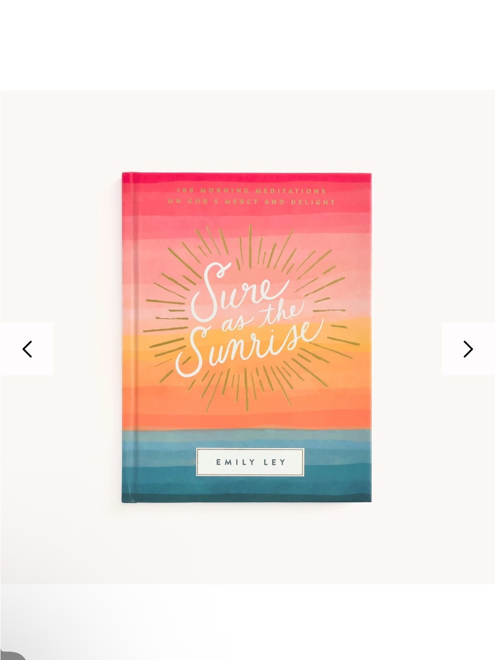 Sure as the Sunrise Hardcover Journal by - Multicolor Ombre